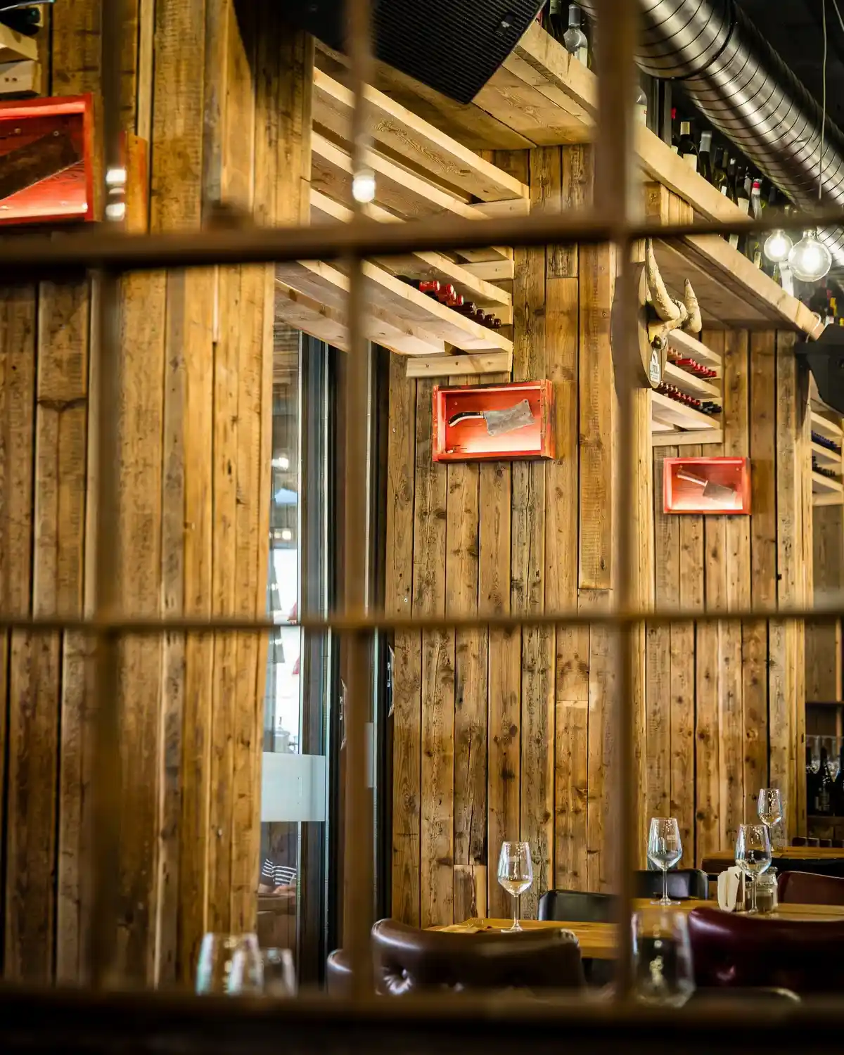 Interior of restaurant Kasapi Plovdiv